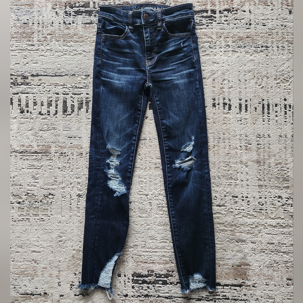 American Eagle Hi Rise Jegging Crop - Picture 2 of 5